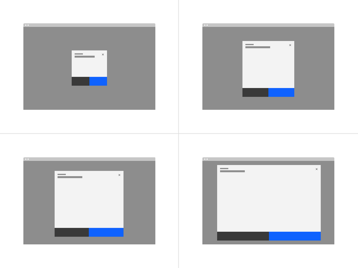 Modal max heights Modal max heights