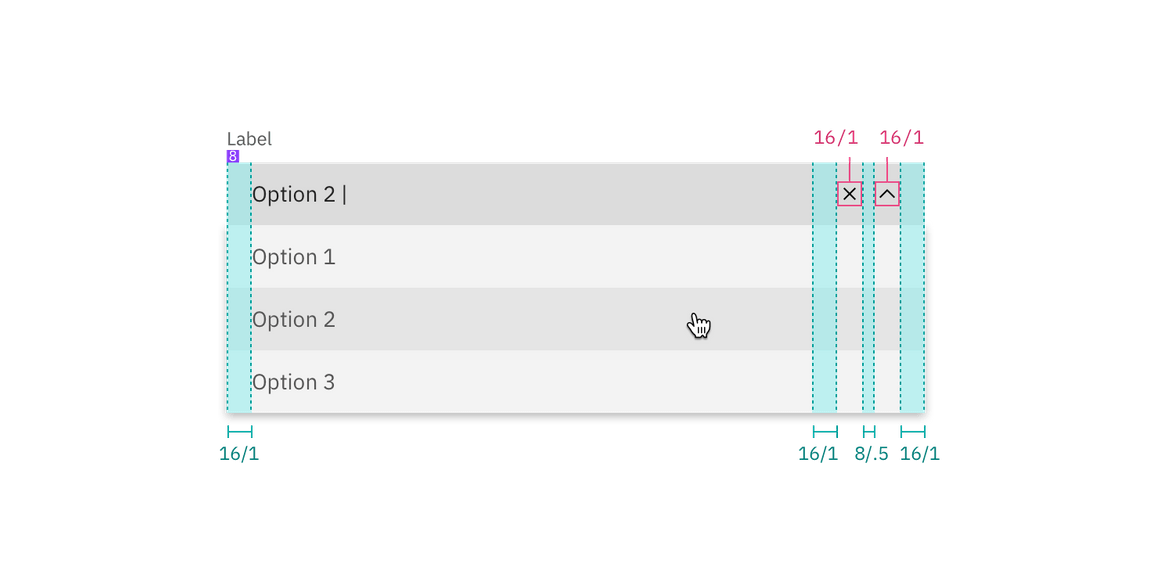 Spacing for multi-select dropdown with filtering Spacing for multi-select dropdown with filtering