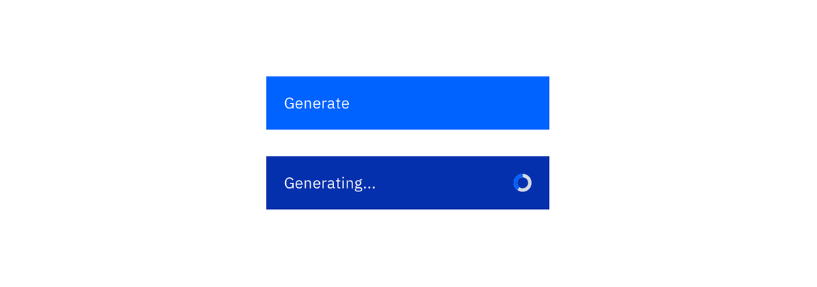 Example of a generate button. Example of a generate button.