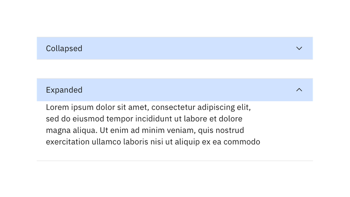 accordion click targets accordion click targets