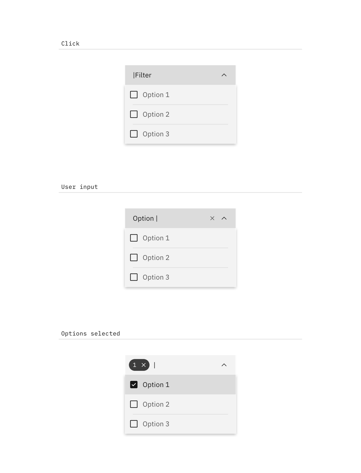 multiselect filter dropdown interactions multiselect filter dropdown interactions