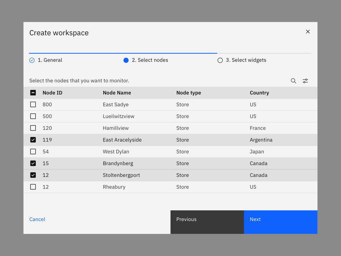 Progress modal example Progress modal example