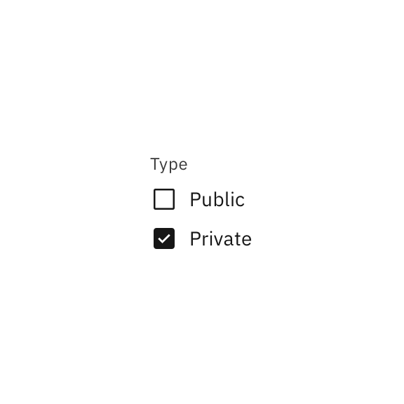 Don't use checkboxes when only one item can be selected. Don't use checkboxes when only one item can be selected.